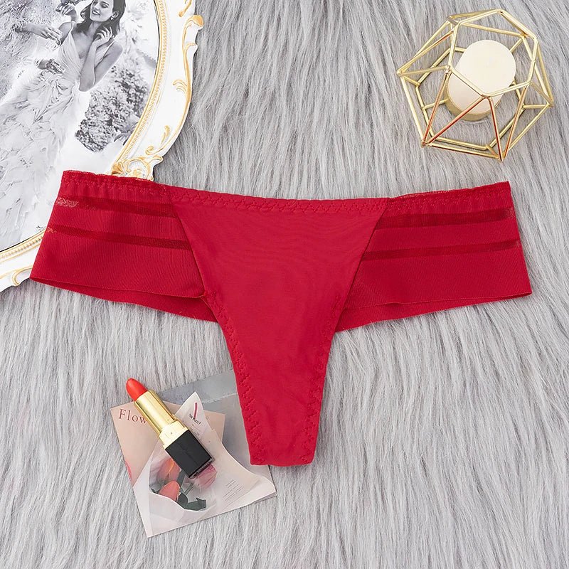 Bezszwowe figi damskie transparentne z paskami modelujące - Senséra
